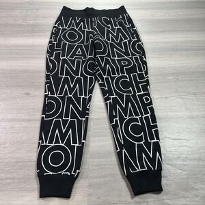 Champion Pants Womens‎ Medium Black Reverse Weave All Over Jogger Sweat Pull On